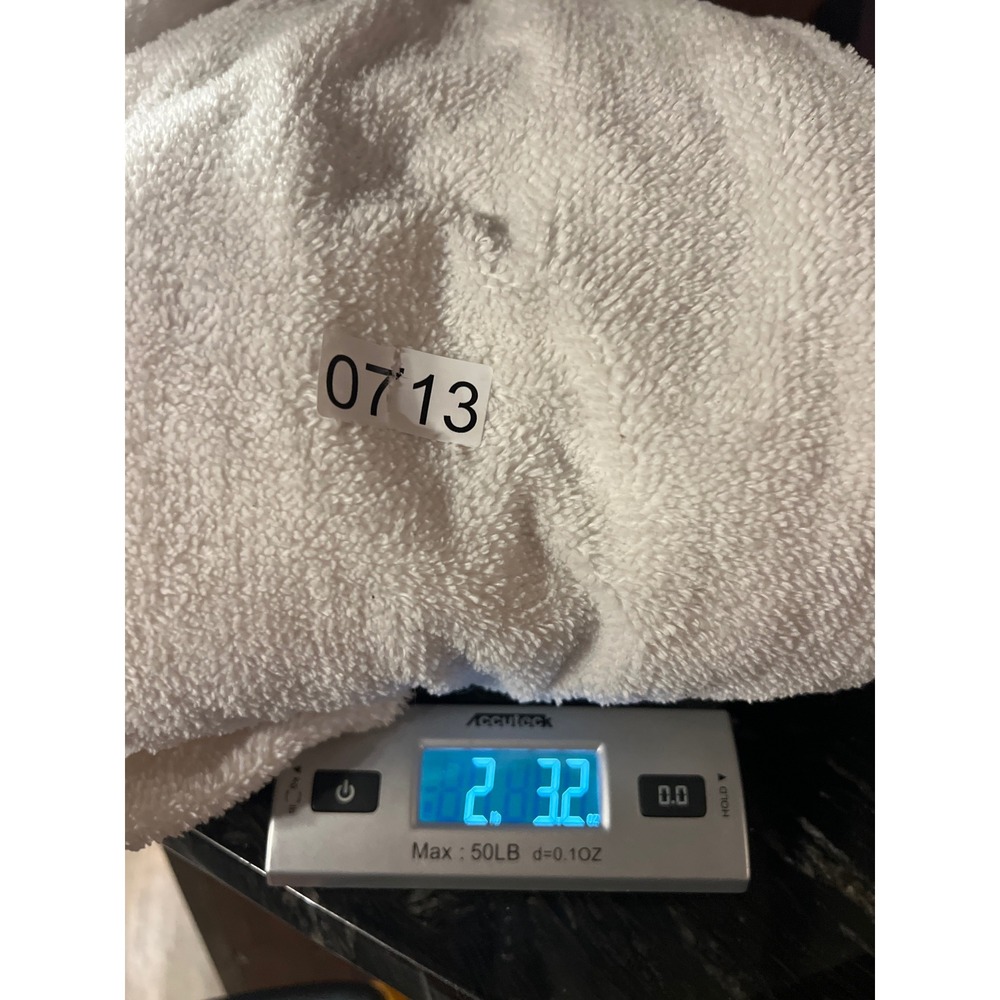 Victoria's Secret Plush Robe Full Length Cream White Textured Sleeve L Cozy Chic - Picture 11 of 11